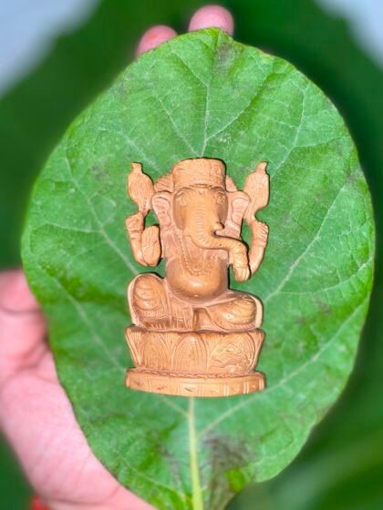 Ganesha Sandalwood Statue 3 inch